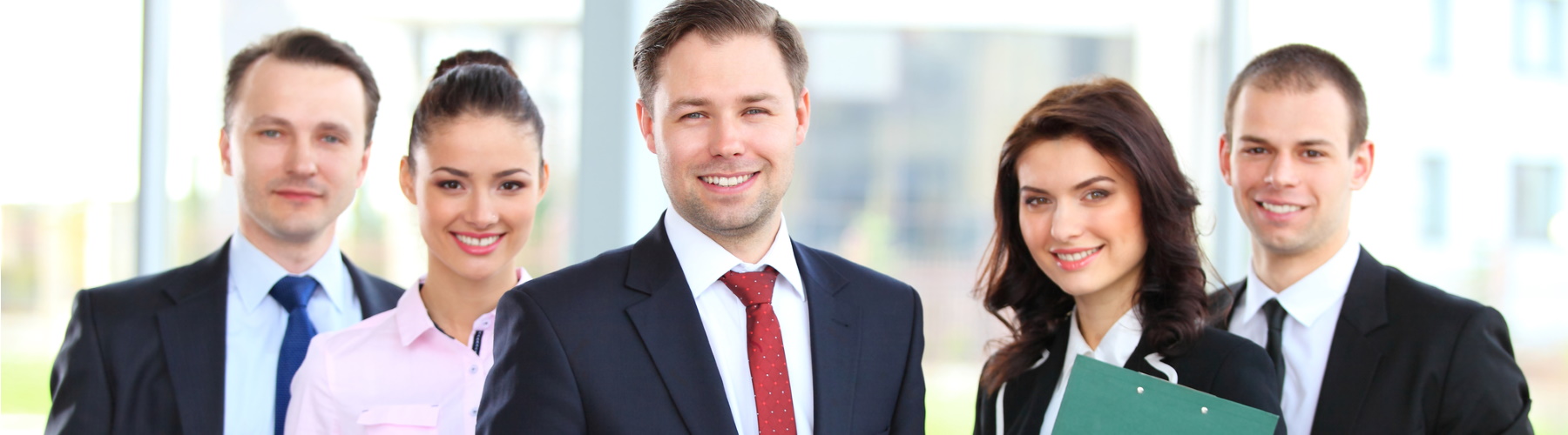 Group of professionals smiling